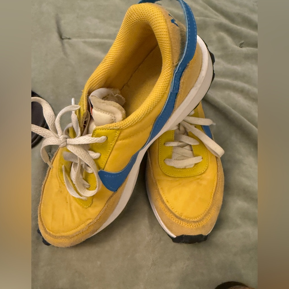 Yellow and Blue nike Sneakers
